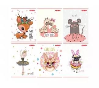 HERLITZ ZESZYT A5 CUTE DWIE LINIE 16 KARTEK