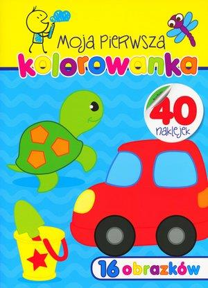 MOJA PIERWSZA KOLOROWANKA (NIEBIESKA)