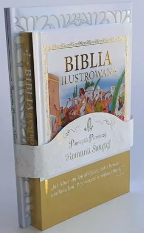 PAKIET: BIBLIA ILUSTROWANA DLA DZIECI / PAMIĄTKA..