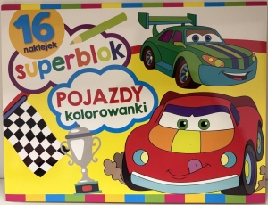 POJAZDY KOLOROWANKI. SUPERBLOK