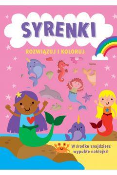 Rozwiązuj i koloruj. Syrenki