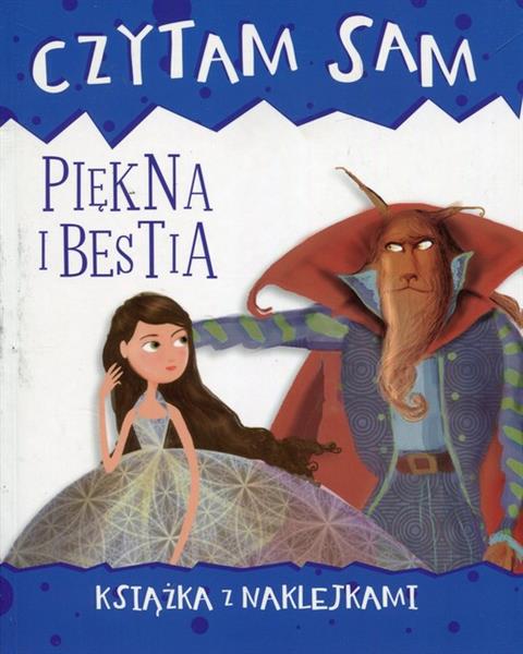 CZYTAM SAM PIĘKNA I BESTIA KSIĄŻKA Z NAKLEJKAMI