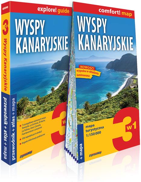 WYSPY KANARYJSKIE 3W1. PRZEWODNIK + ATLAS + MAPA 1