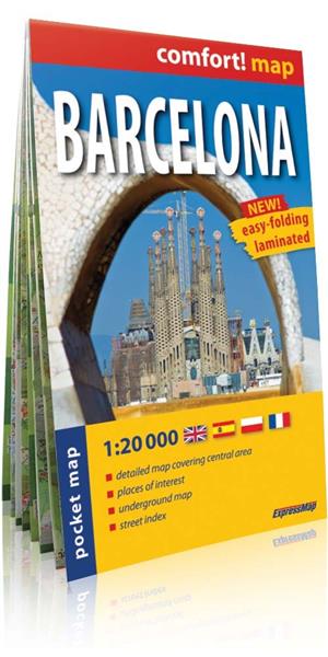 BARCELONA (BARCELONA). LAMINOWANY PLAN MIASTA KIES