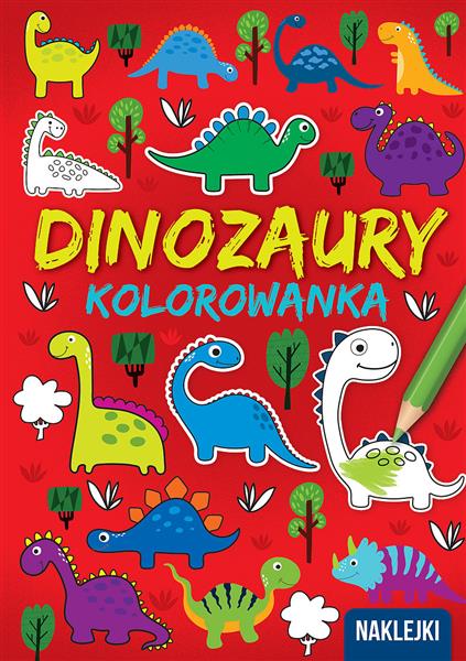 KOLOROWANKA A4. DINOZAURY