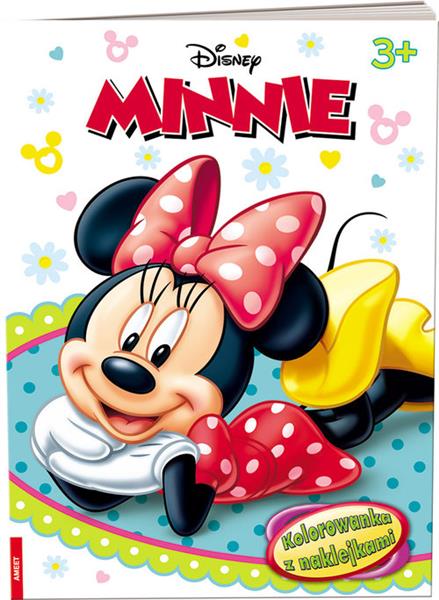 MINNIE. KOLOROWANKA Z NAKLEJKAMI