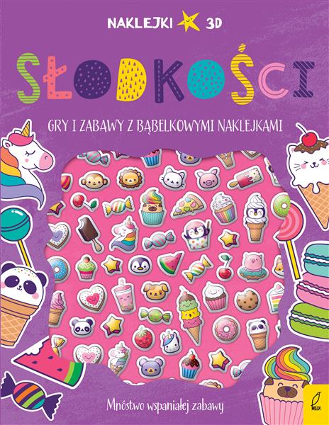 WYPUKŁE NAKLEJKI. SŁODKOŚCI