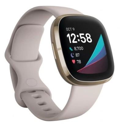 Smartwatch Fitbit FB512GLWT kremowy