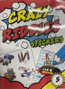 Crazy riddles stickers