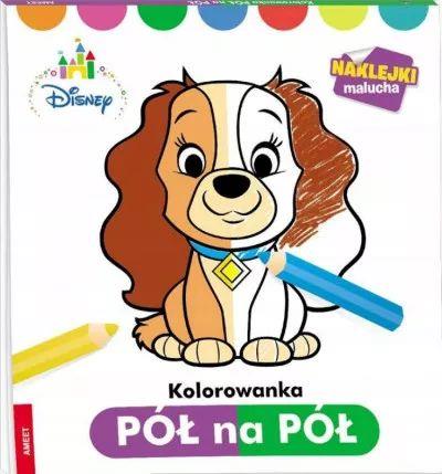 Disney Maluch. Kolorowanka pół na pół