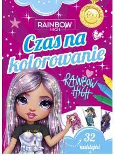 CZAS NA KOLOROWANIE. RAINBOW HIGH