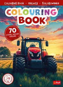 Ciągniki Kolorowanka z naklejkami