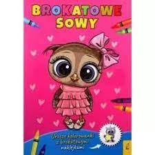BROKATOWE SOWY. UROCZE KOLOROWANKI Z BROKATOWYMI N