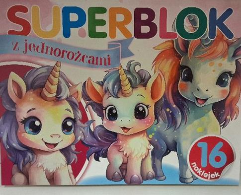 SUPERBLOK Z JEDNOROŻCAMI