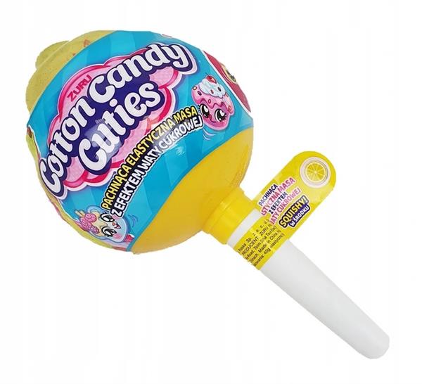PACHNĄCA ELASTYCZNA MASA COTTON CANDY-  ŻÓŁTA