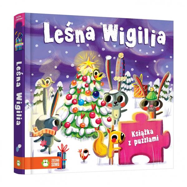 KSIĄŻKA Z PUZZLAMI. LEŚNA WIGILIA
