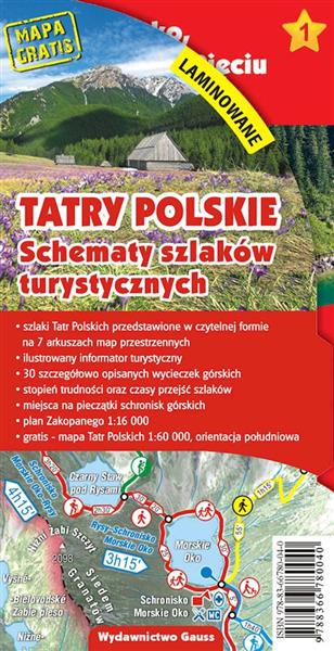 TATRY POLSKIE. SCHEMATY SZLAKÓW TURYSTYCZNYCH
