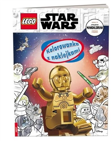 LEGO STAR WARS. KOLOROWANKA Z NAKLEJKAMI