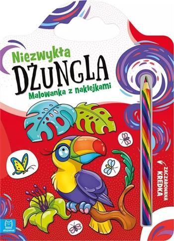 Niezwykła dżungla Malowanka z naklejkami Zaczarowa