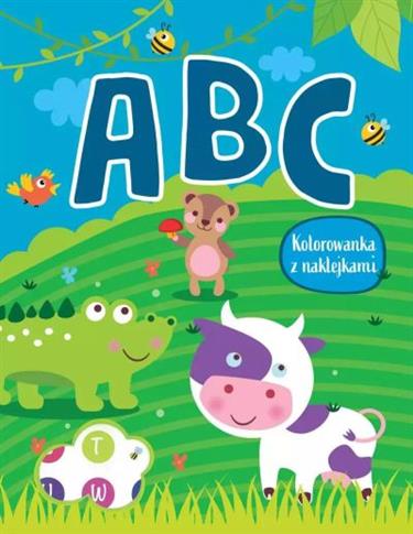 ABC. KOLOROWANKA Z NAKLEJKAMI