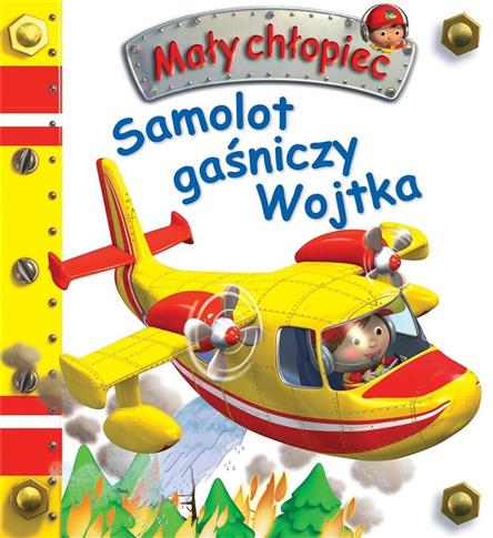 Samolot gaśniczy Wojtka. Mały chłopiec