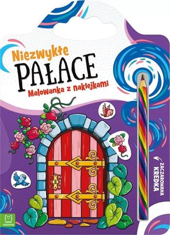 Niezwykłe pałace Malowanka z naklejkami Zaczarowan