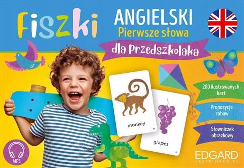 FISZKI ANGIELSKI PIERWSZE SŁOWA DLA PRZEDSZKOLAKA