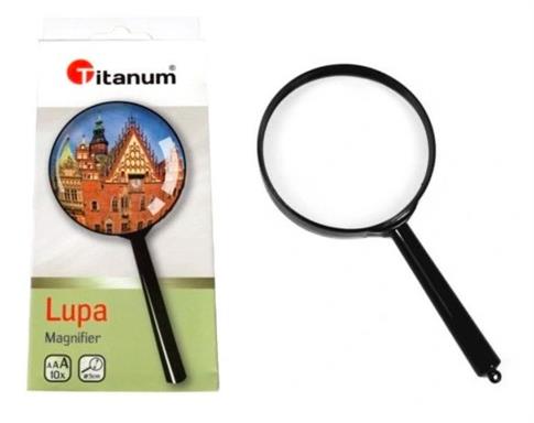 LUPA SZKOLNA SZKŁO POWIĘKSZAJĄCE 10X ŚREDNICA 5CM