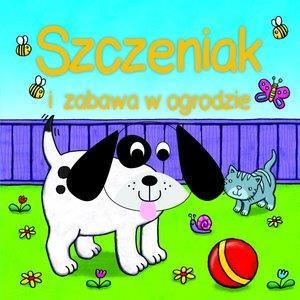 SZCZENIAK I ZABAWA W OGRODZIE