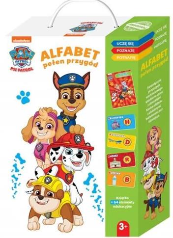 Alfabet pełen przygód. Psi Patrol. Uczę się