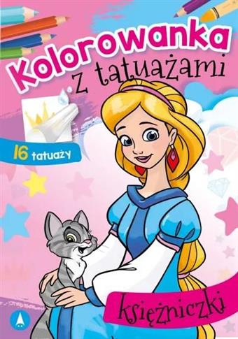 Kolorowanka Z Tatuażami - Księżniczki