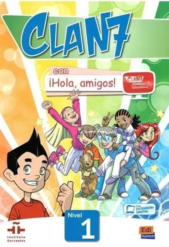 CLAN 7 CON HOLA AMIGOS! 1. PODRĘCZNIK Z KODEM DOST
