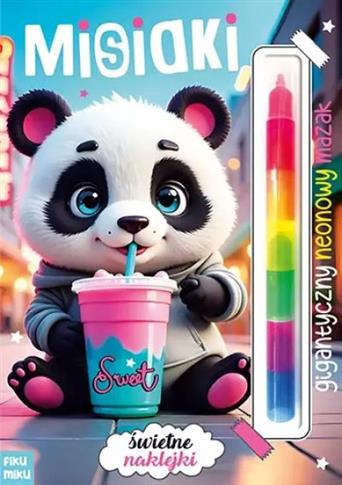 MISIAKI. GIGANTYCZNY NEONOWY MAZAK. MARKER MODUŁOW