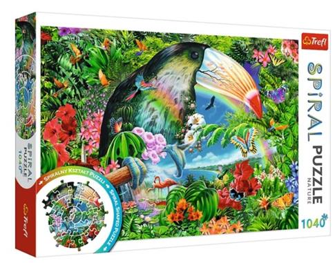 TREFL, PUZZLE, TROPIKALNE ZWIERZĘTA, 1040 EL.