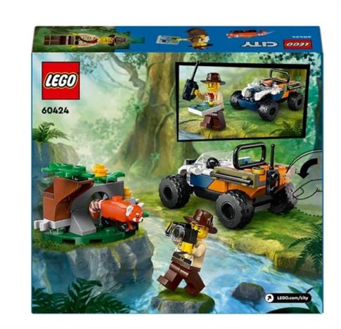 LEGO City, klocki, Quad badacza dżungli z pandą cz