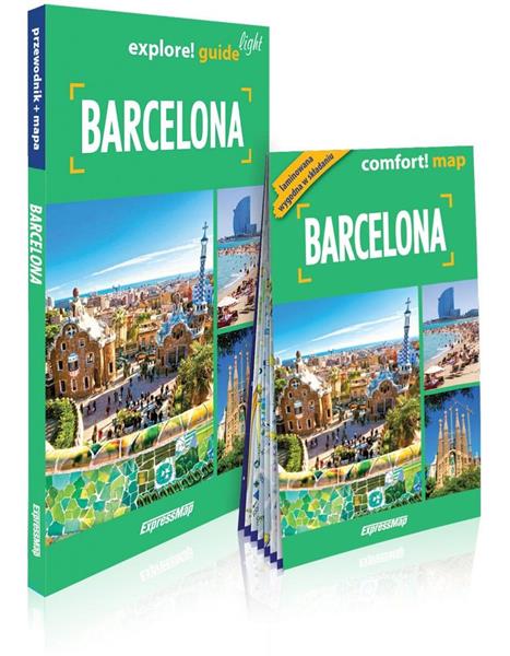 BARCELONA LIGHT: PRZEWODNIK + MAPA