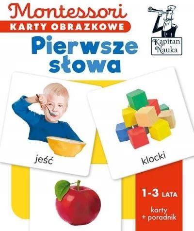 Montessori. Karty obrazkowe Pierwsze słowa (1-3 la