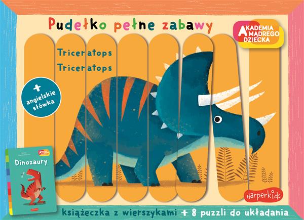 DINOZAURY. AKADEMIA MĄDREGO DZIECKA. PUDEŁKO PEŁNE
