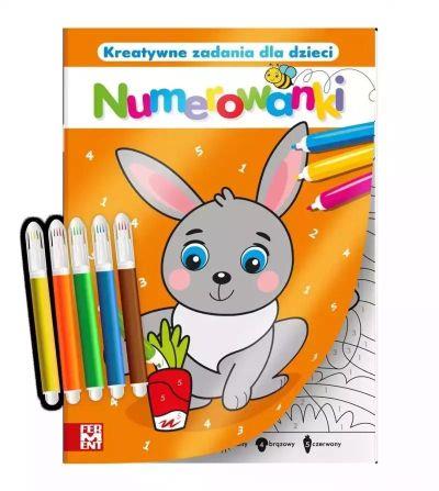 KOLOROWANKA PO NUMERACH Z PISAKAMI