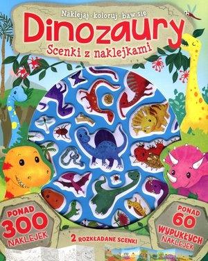 DINOZAURY. SCENKI Z NAKLEJKAMI