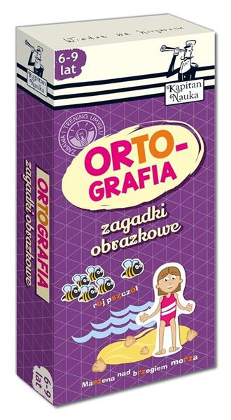 ORTOGRAFIA ZAGADKI OBRAZKOWE KAPITAN NAUKA