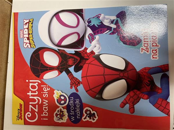 SPIDER SUPER KUMPLE CZYTAJ I BAW SIĘ