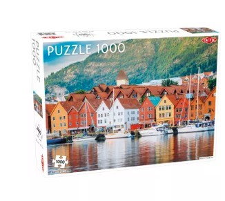 Puzzle 1000 el. Bergen Harbour Tactic