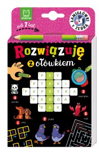 Łamigłówki z zebrą. Od 7 lat. Łamigłówki z ołówkiem