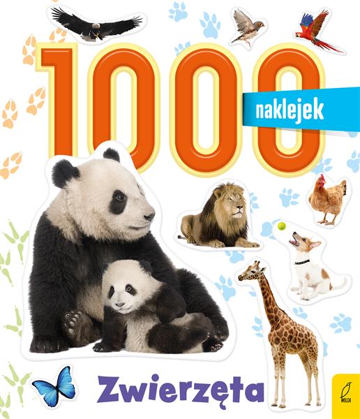 1000 NAKLEJEK. ZWIERZĘTA