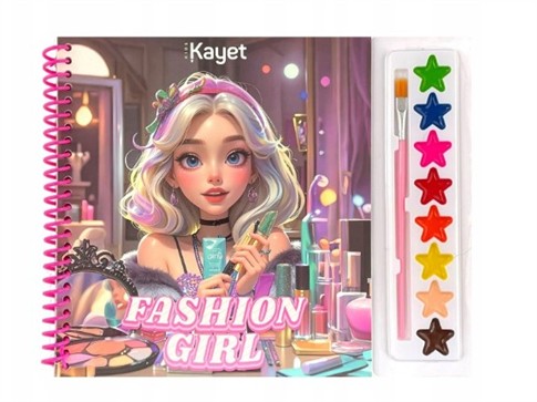 FASHION GIRL KOLOROWANKA DLA MIŁOŚNICZEK MODY Z FA