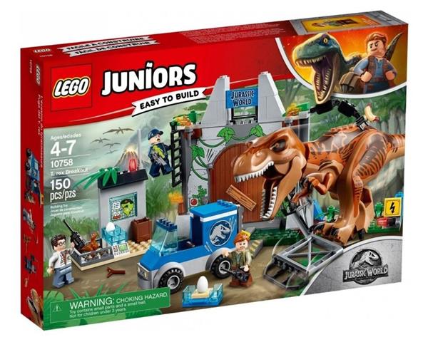 LEGO JUNIORS 10758 T REX NA WOLNOŚCI