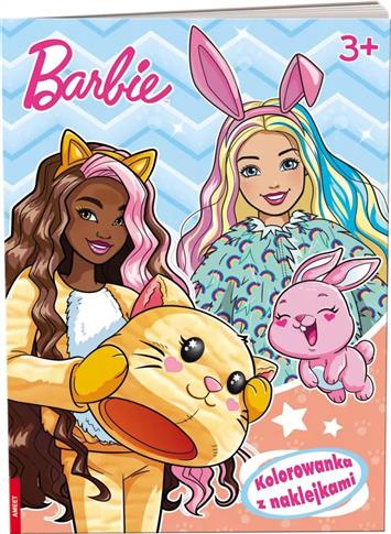 BARBIE. KOLOROWANKA Z NAKLEJKAMI