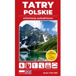 Mapa turystyczna Tatry Polskie 1:30 000
