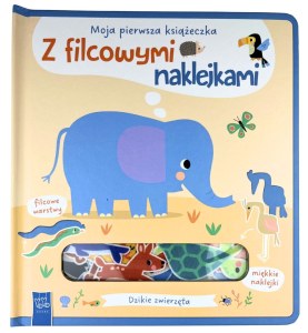 Dzikie zwierzęta. Moja pierwsza książeczka z filcowymi naklejkami